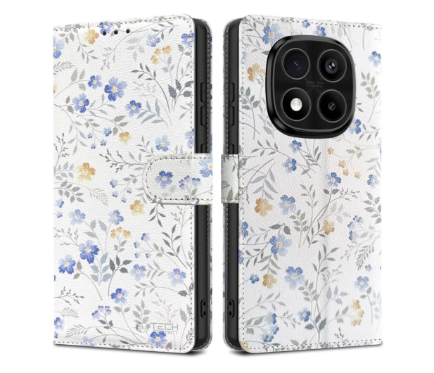 Tech-Protect Wallet do Redmi Note 14 Pro 5G / POCO X7 5G Spring Flowers - 1318579 - zdjęcie